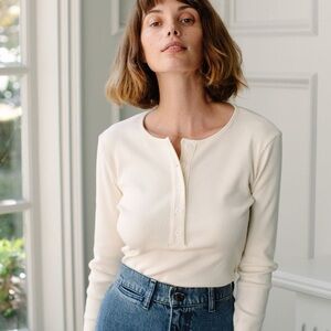 Rachel Pally Ribbed Henley